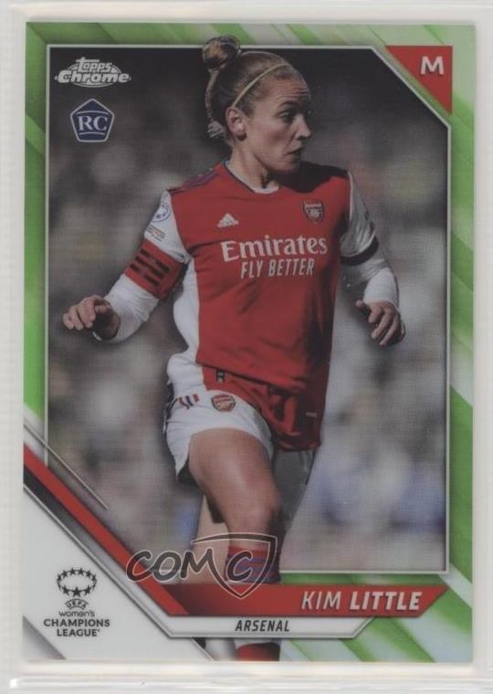 2021 Topps Chrome UEFA Women's Champions League 13/99 Kim Little Rookie RC 0sn6