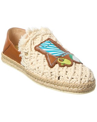 Tod S Leather Espadrille Women's