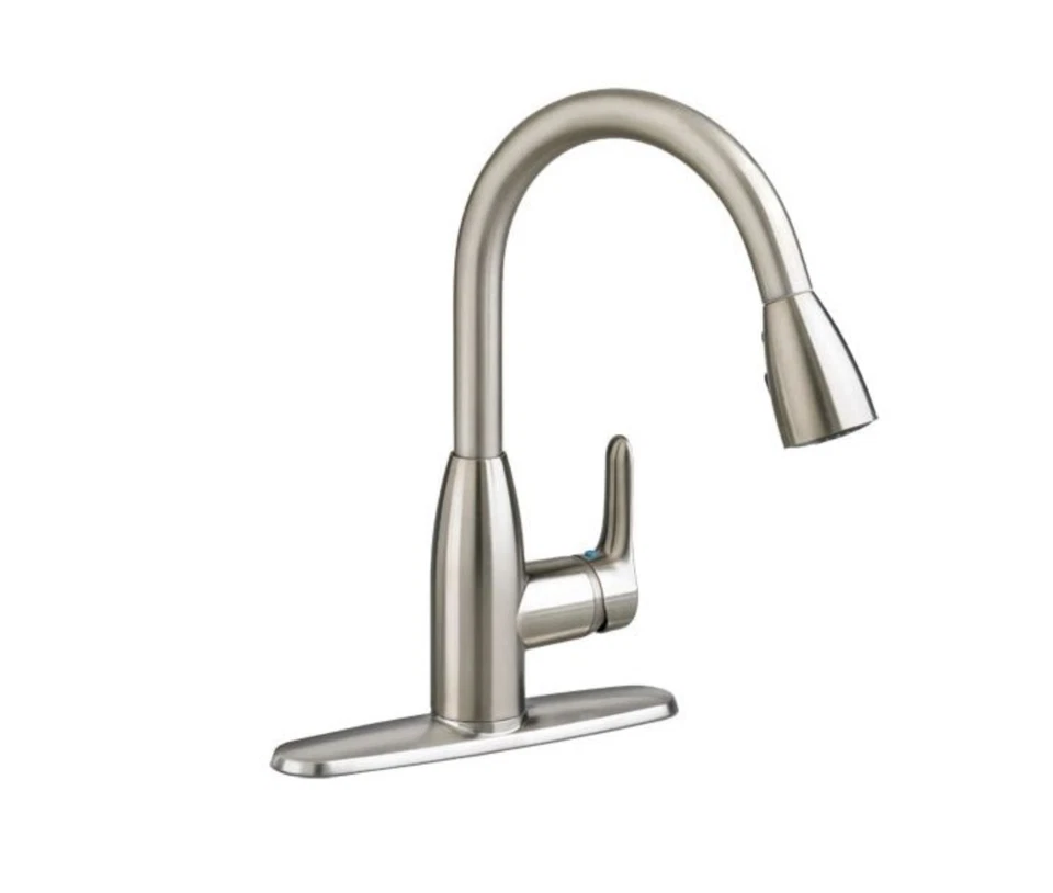 Grifo de un solo orificio en aerosol extraíble para colonia American Standard 4175300.075, acero inoxidable Foto 2 de 2