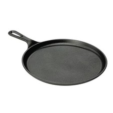10.5 Inch Cast Iron Skillet Pre Seasoned Round Griddle Frying Pan USA Made Heavy