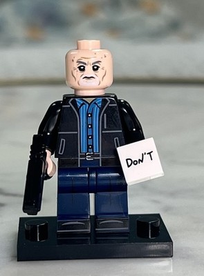 Lego Breaking Bad Mike Ehrmantraut Custom Printed Minifigure