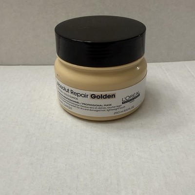 L'Oreal- Absolut Repair Golden Mask Instant Resurfacing Dry Damaged Hair- 8.5 Oz