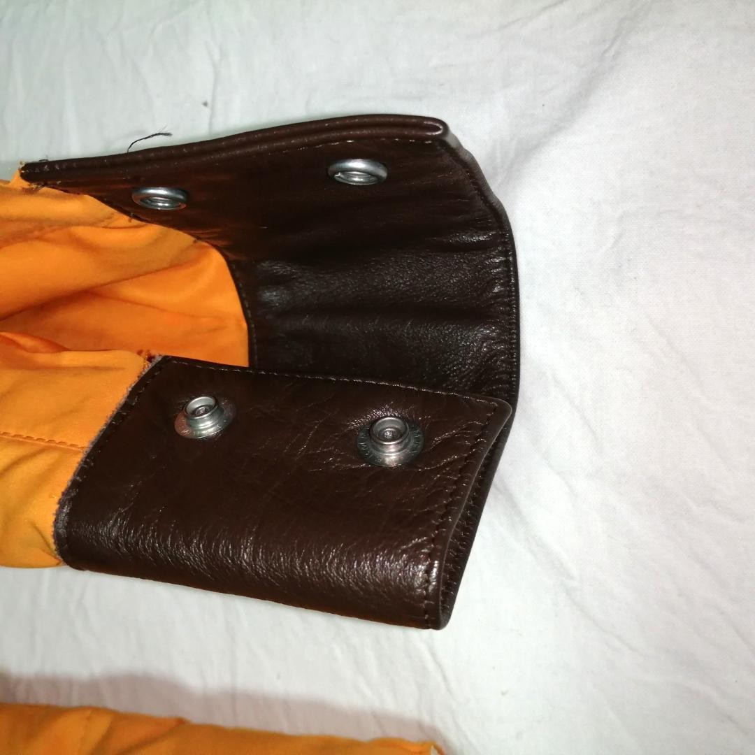 The Flat Head Polyester Shell Down Jacket Orange/… - image 6