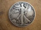 1943 S. USA Half Dollar Rare & Fine Silver Coin.