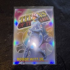 Bobby Witt Jr. Kansas City Royals Baseball Titans of the Game Excellent