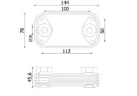 Mahle ÖLküHler Passend FüR Fiat Ducato Kasten 250 160 Multijet 3.0 D 140
