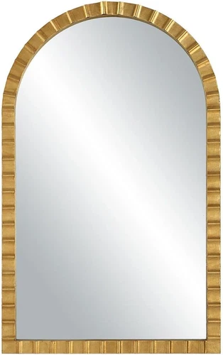 Elegant Dandridge Arch Mirror - 38.75" Tall x 24" Wide Decorative Accent - Picture 1 of 2
