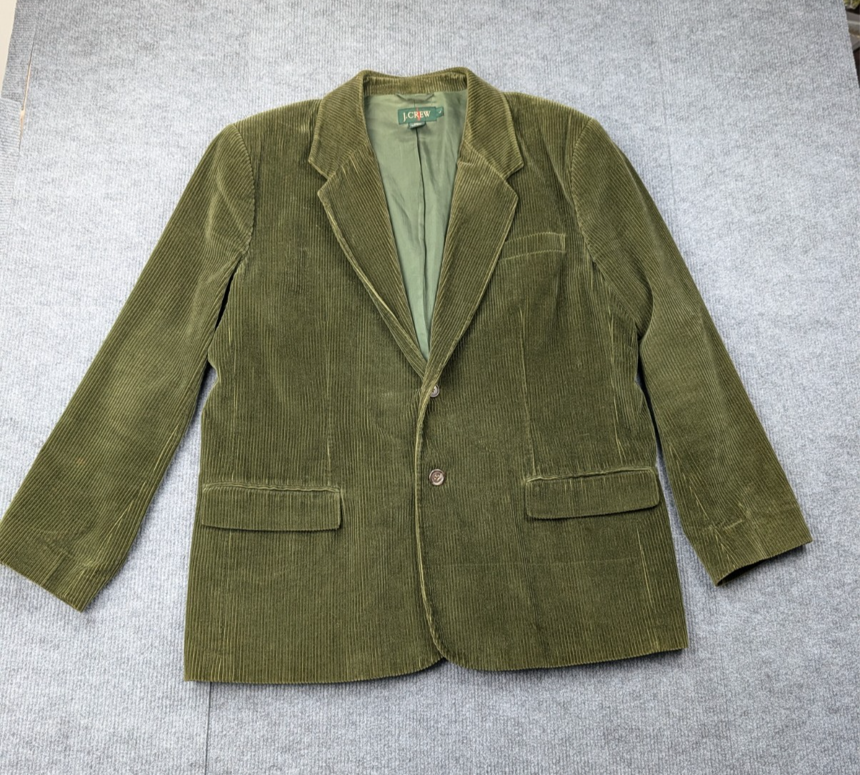 J Crew Oarsman Wide Wale Corduroy Blazer Mens Large Vintage Preppy Sport Coat