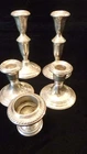 Gorham Sterling Silver Candle Holder/Reed and Barton Sterling Candle Holder pair