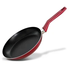 NutriChef 8in Round Frying Pan Non-Stick Dishwasher Safe PFOA Free for NCCWA13RD