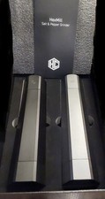 HexClad Salt and Pepper Mill Set with Adjustable Professional Grinders and No...