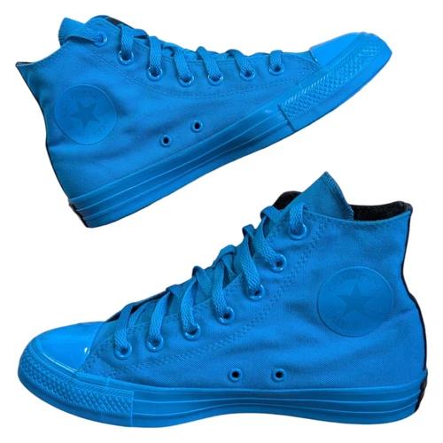 Converse OPI x Chuck Taylor All Star taglia UK 6 alte blu la musica è la mia musa