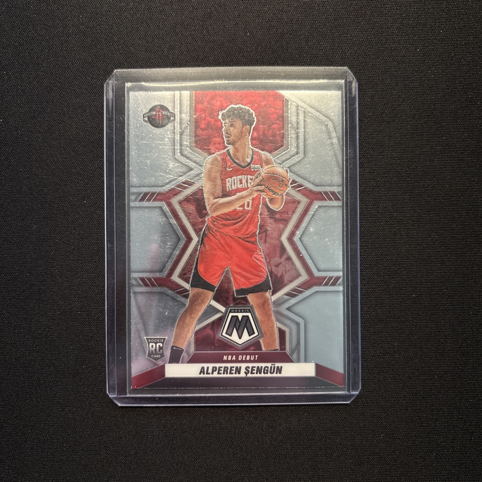 2021-22 Mosaic Basketball NBA Debut Base #272 Alperen Sengun Houston Rockets RC