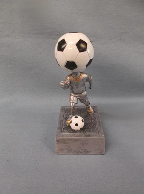 SOCCER bobble ball head trophy resin PDU award 52515GS team quantities