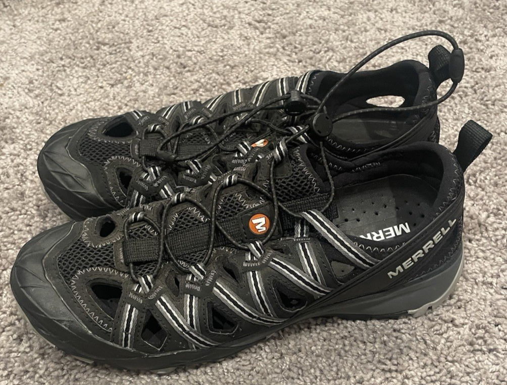Merrell Choprock scarpe da trekking trail running uomo taglia 8 nero grigio J50325