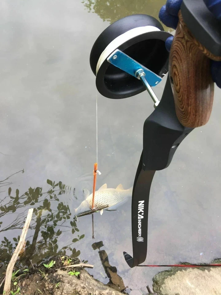 6件射箭弓形钓鱼箭宽头反曲复合弓钓鱼狩猎32.5 — 第 3/3 张图片