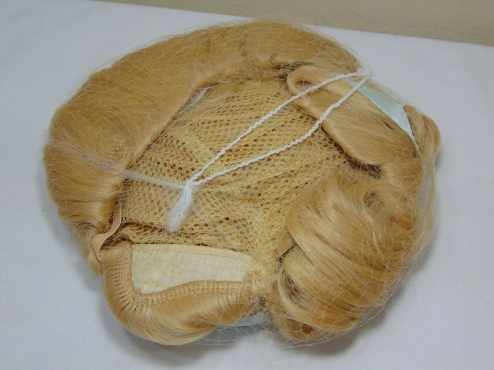 Disney Princesa Deluxe Cenicienta Niño Peluca Niña Vestir Rubia Cinta Azul Nueva Foto 2 de 4