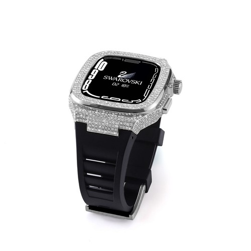 Bling Diamond Mod Kit Case do Apple Watch 9 8 7 6 5 SE 44/45mm Pasek Osłona - Zdjęcie 17 z 27