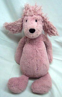 Jellycat VERY SOFT FLOPPY MAUVE ROSE POODLE DOG 12" Plush STUFFED ANIMAL Toy  | eBay