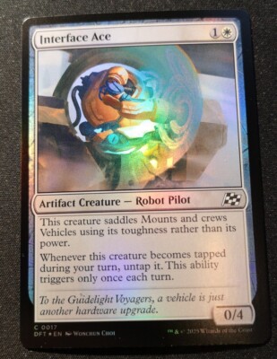 Interface Ace - Foil - DFT - MTG - EN - NM - 0017