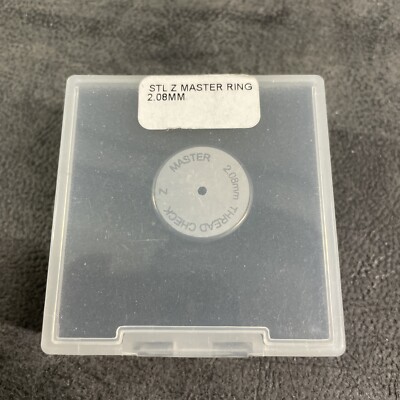 2.08MM  THREAD CHECK  STEEL MASTER PLAIN RING GAUGE .0819 
