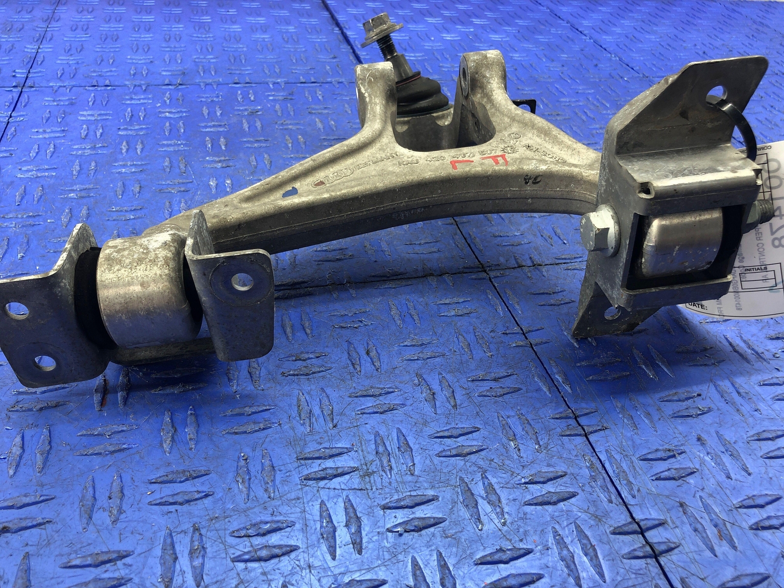 2010-2015 AUDI R8 AWD 4.2L FRONT LEFT UPPER CONTROL ARM OEM