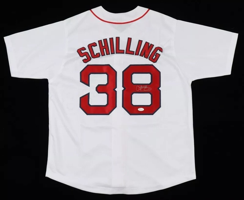 Curt Schilling Signed Boston Red Sox Jersey (JSA) 3xWorld Series Champ / Pitcher