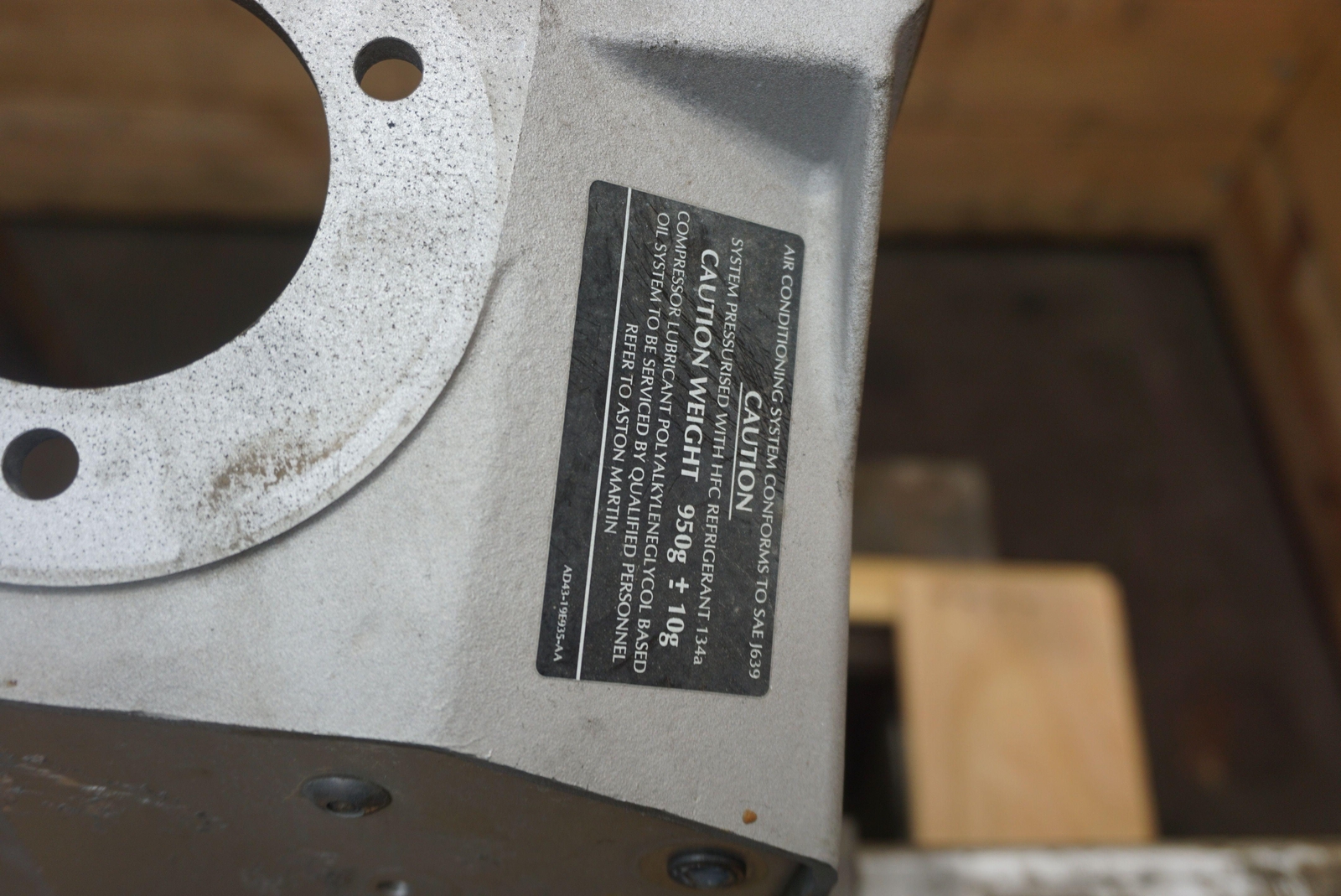 Front Suspension Engine Cradle Subframe AD43-VF17750-A Aston Martin Rapide 2011