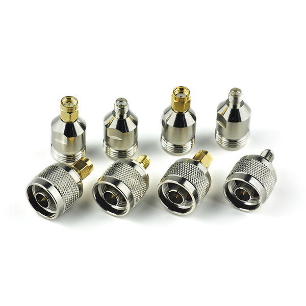 SMAN RF Coax Adapter Kit SMA (RP SMA) to N M / F 8 type Straight