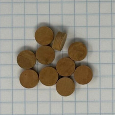 Universal Water Key Cork, Spit Valve Cork, Fits Many, 3/8 x 5/32, 10 Pack