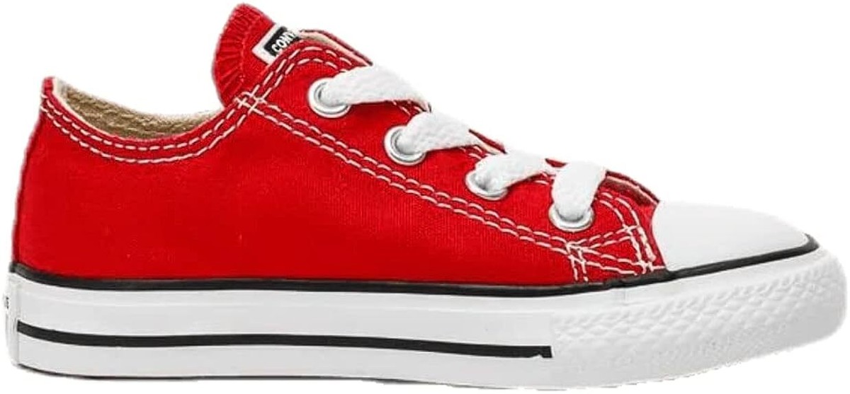 CONVERSE CHUCK TAYLOR ALL STAR LOW TOP INFANT/TODDLER SHOES RED