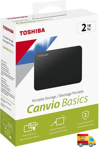 DISCO DURO EXTERNO 2TB PORTATIL USB 3.0 - 2.5" CANVIO BASIC 4260557510025 | eBay