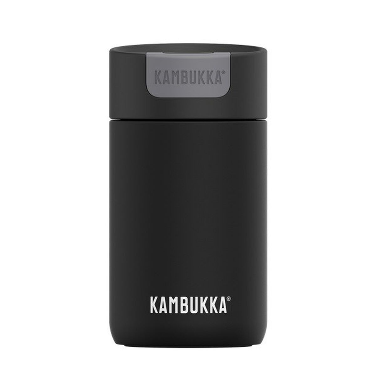 Thermos Kambukka Olympus Nero Silicone Acciaio inossidabile 300 ml