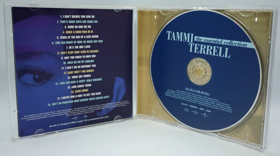 Tammi Terrell : The Essential Collection CD Album - Motown - Marvin Gaye - HTF - Image 3 of 3