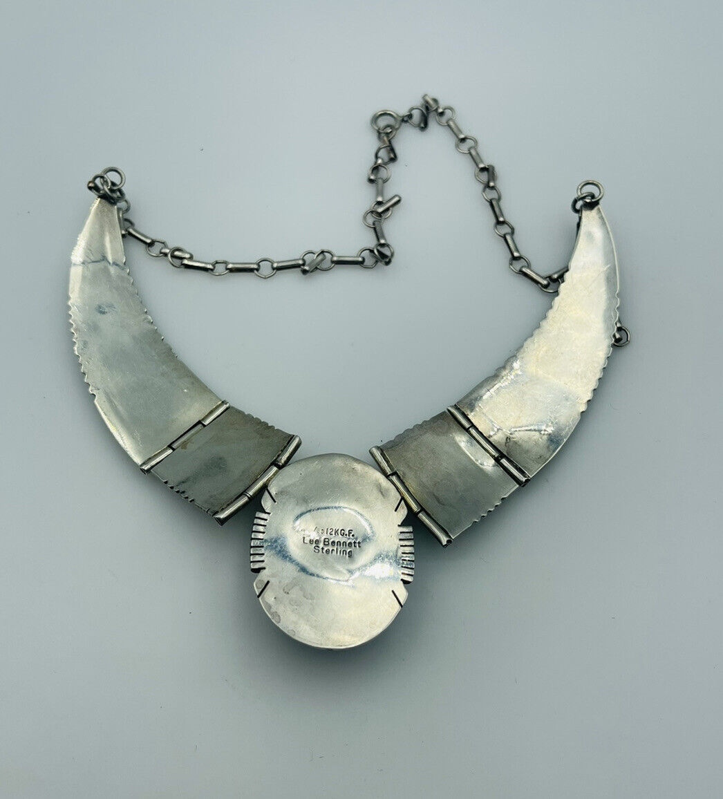 Lee Bennett Vintage Navajo Sterling Silver & Gold Filled Lee Bennett Vintage Navajo Sterling Silver & Gold Filled