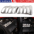 <!--F#f_0-->Silver Aluminum Engine Intake/Plenum Cover Trim Cover For Corvette C6 2005-13 US<!--F/-->
