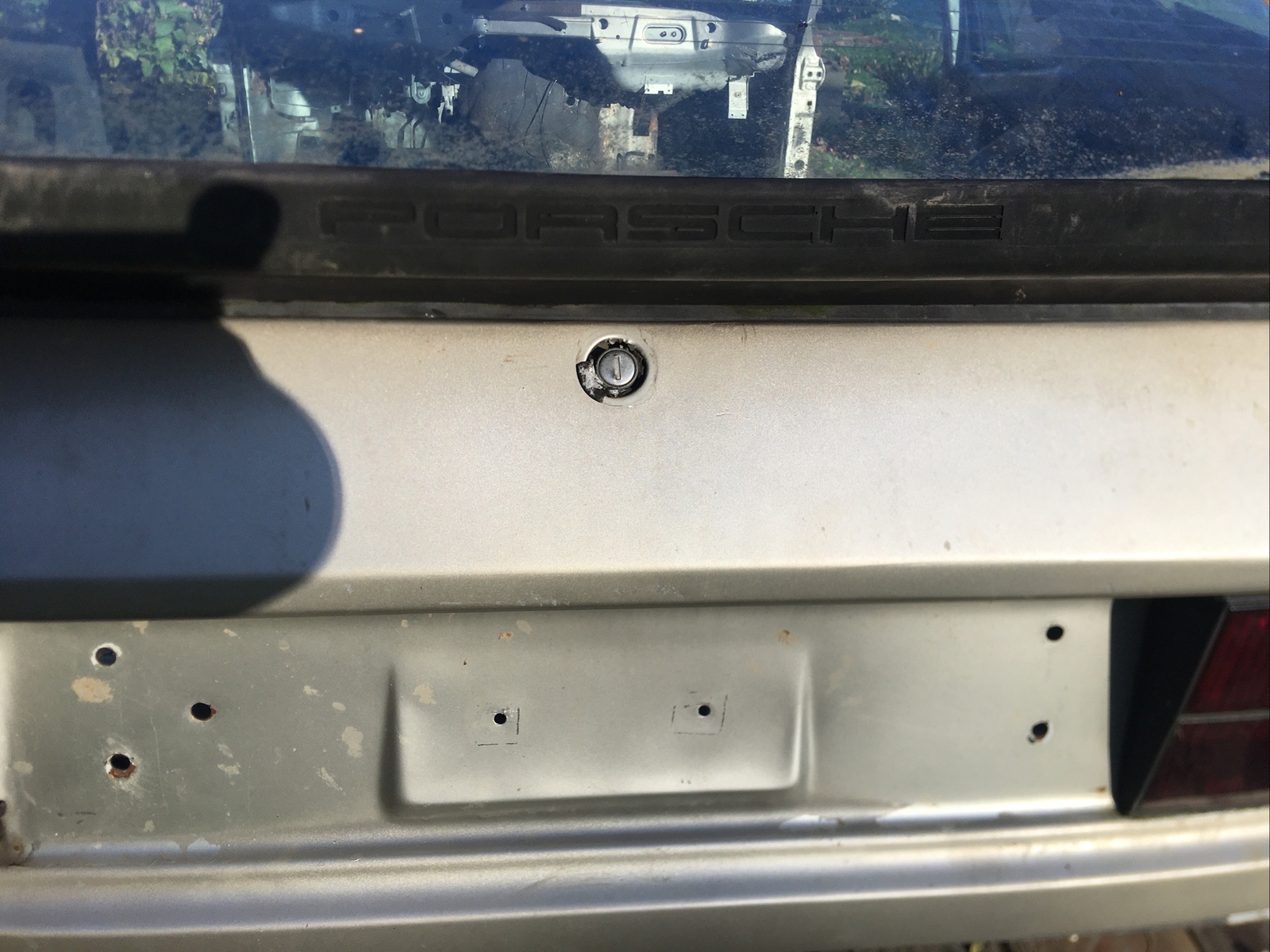 84-86 Porsche 944 Heated Rear Back Glass Hatch W/ Spoiler (land) | eBay