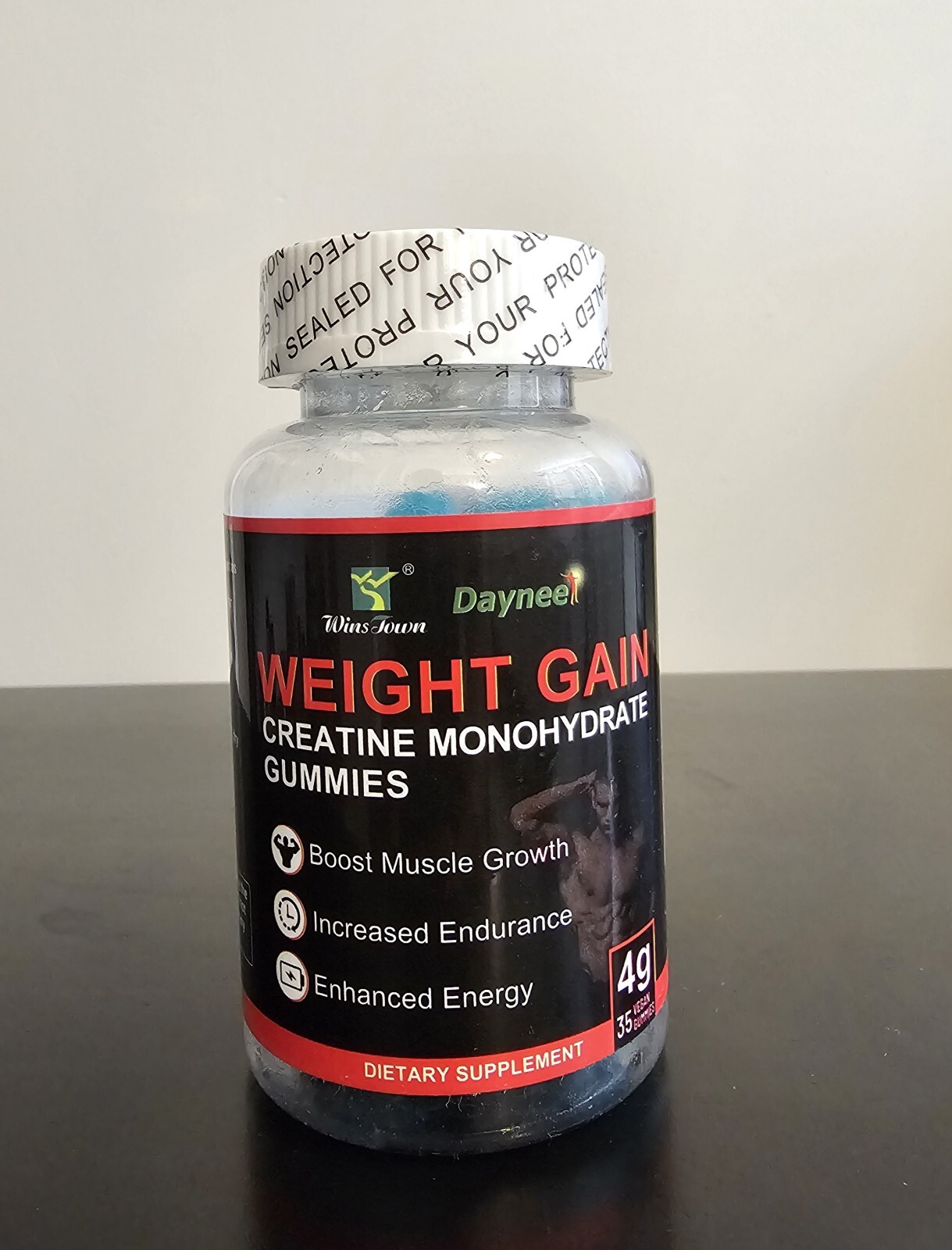 Weight Gain Creatine Monohydrate Gummies Increase Muscle Continuous