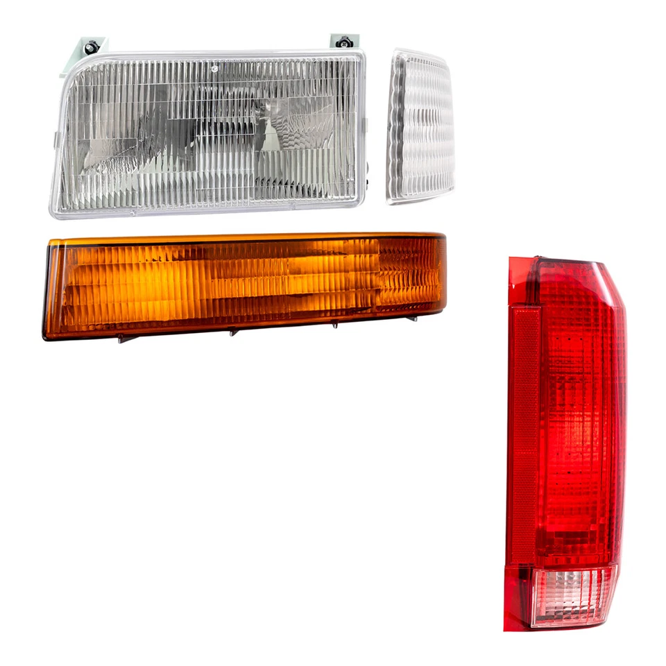 Faros traseros y luces de señal 1997 F-250 para 92-96 F150 92-96 Bronco Foto 2 de 4