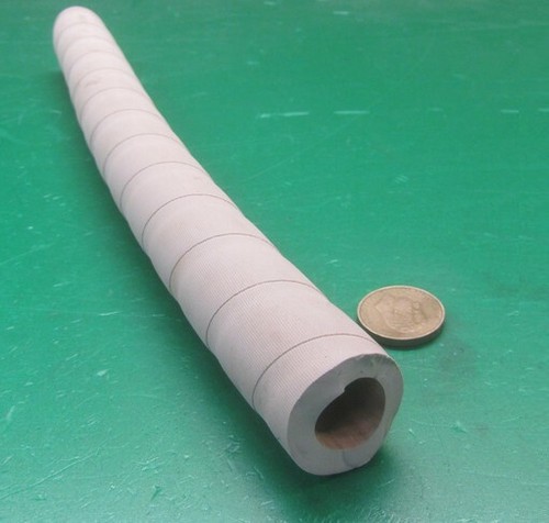 Tubo in gomma, 45 Shore A, Tan, 1 1/4" x 3/4" x 1/4" parete x 1 piede di lunghezza - Foto 3 di 3