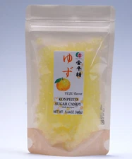KONPEITO Sugar Candy YUZU Japanese Tiny Sugar Candy Japan Sweets 160g