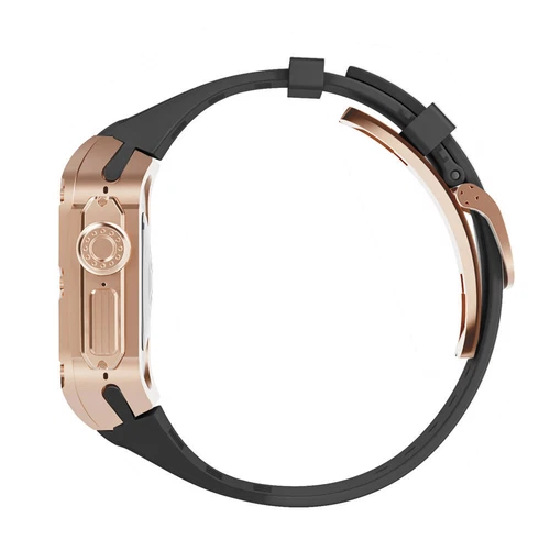 Titanium Alloy Case+Silicone Strap MOD KIT For Apple Watch Ultra /Ultra 2 3 49mm - Picture 23 of 44