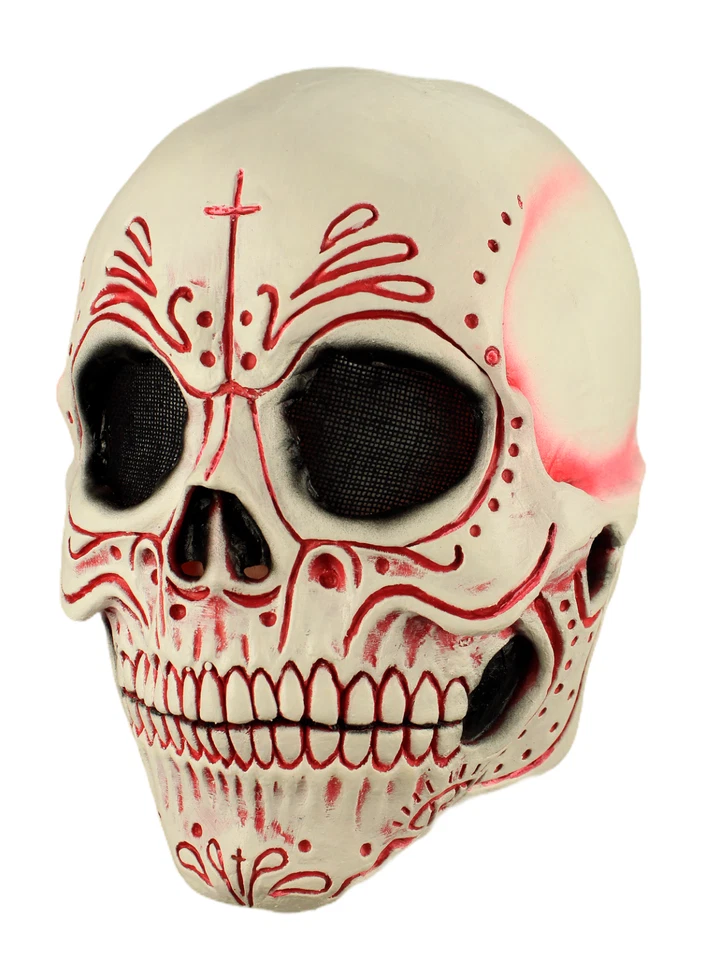Ghoulish Productions Mexican Catrina Latex Face Mask Horror Halloween Cosplay - Image 4 of 4
