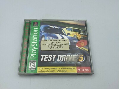Test Drive 5 Sony PlayStation 1 1998 CIB Complete Video Game Tested PS1