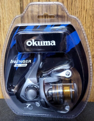 Okuma Avenger AV-1000 Ultra Lightweight 7 Bearings Spinning Reel New ~ Free Ship