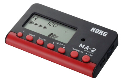 Korg MA2 Digitales Tischmetronom Schlagzähler Timer Pendel Tap Time