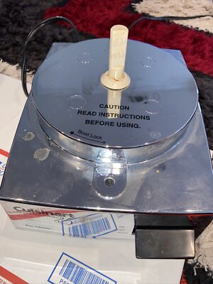 Cuisinart PRO CLASSIC DLC-10S Food Processor 25 Year CHROME BASE Only