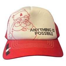 Ironman Triathlon Marathon Adjustable Hat Cap Anything Is Possible Santa
