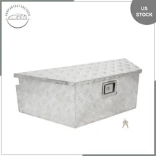 Aluminum Trailer Tongue Tool Box Pickup Truck Bed Storage Toolbox 39"X16.5"X12