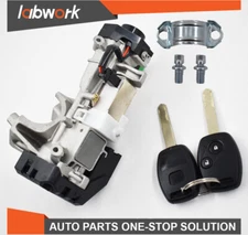Labwork Ignition Lock Cylinder Switch w/2 Keys for Honda Civic 06-11 1.8L SOHC